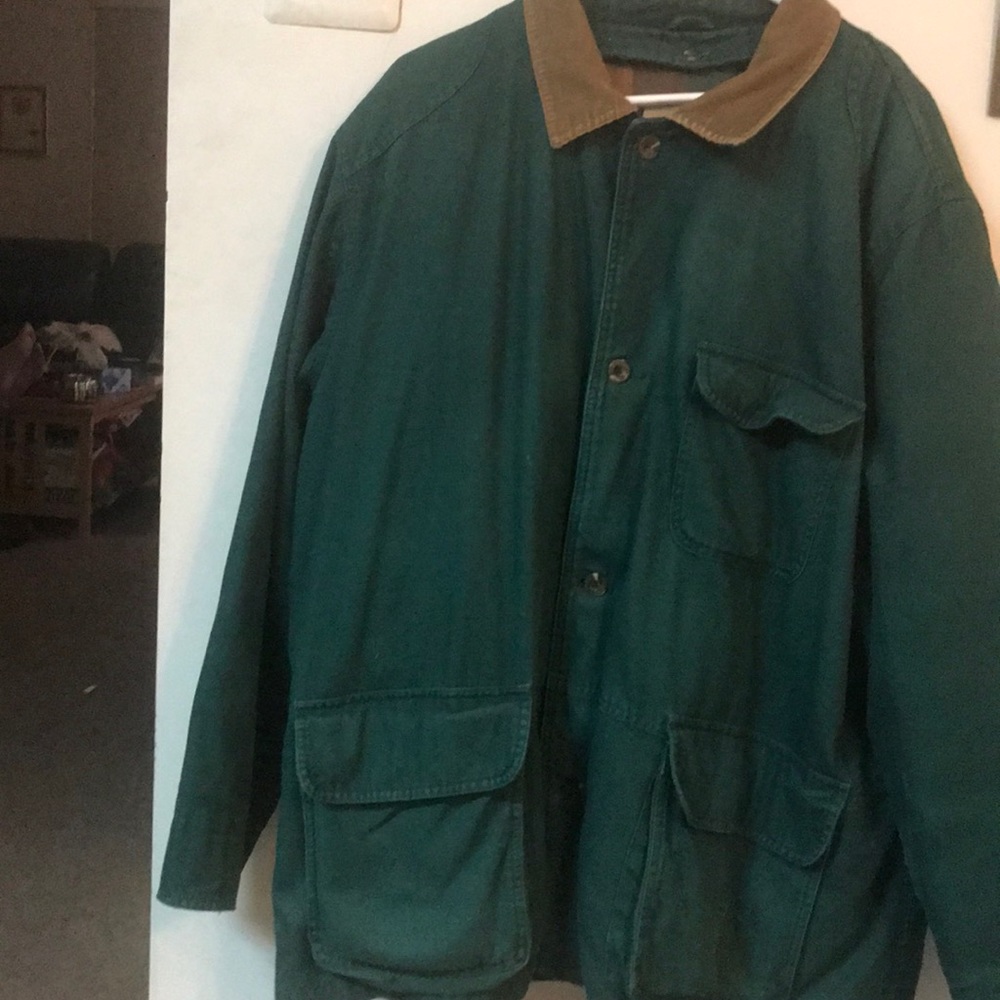 Vintage Eddie Bauer Green Field Barn Coat